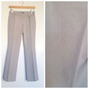 EXPRESS Light Gray Pants "Editor - Barely Boot" Low Rise Size 00S w/ Stretch EUC